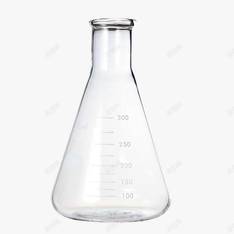 玻璃锥形瓶png免抠素材_新图网 https://ixintu.com 化学 实验 玻璃 锥形瓶