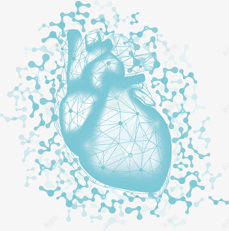 蓝色科技心脏矢量图eps免抠素材_新图网 https://ixintu.com 心脏 心脏PNG 心脏抽象示意图 矢量图 矢量心脏 科技 科技心脏 蓝色 蓝色心脏