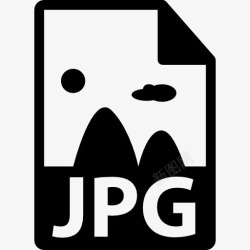 JPG文件格式图像文件格式图标高清图片