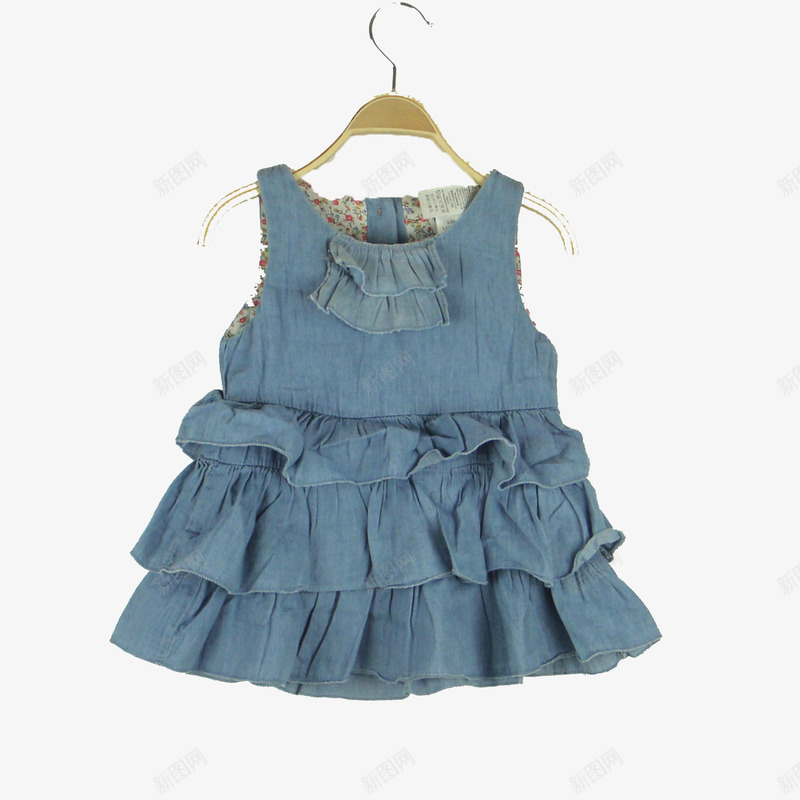 儿童牛仔裙png免抠素材_新图网 https://ixintu.com 元素 就是牛仔裙 服装 蓝色