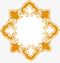 古代窗棂花边装饰复古窗棂矢量图高清图片