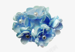 蓝色花瓣素质素材