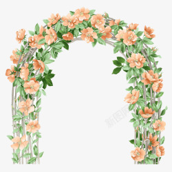 结婚花鲜花拱门高清图片
