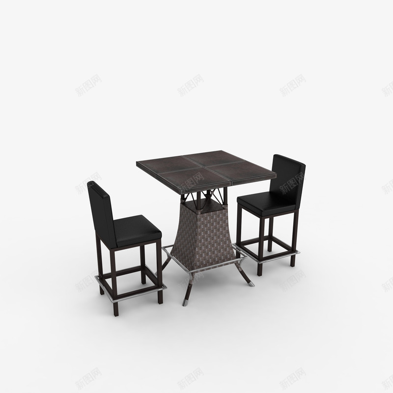 黑色咖啡桌椅png免抠素材_新图网 https://ixintu.com 咖啡桌 咖啡桌椅 桌子 桌椅 黑桌子 黑色咖啡桌椅 黑色桌子