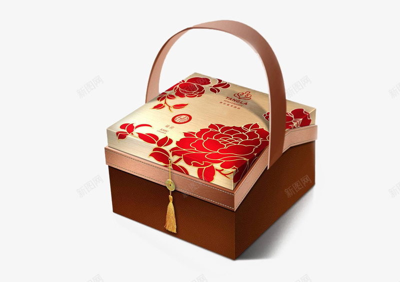 年货礼品礼盒包装png免抠素材_新图网 https://ixintu.com 年货 礼品 礼品包装 红色礼盒