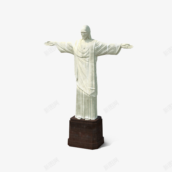 耶稣雕像png免抠素材_新图网 https://ixintu.com 城市 美国 耶稣 雕像