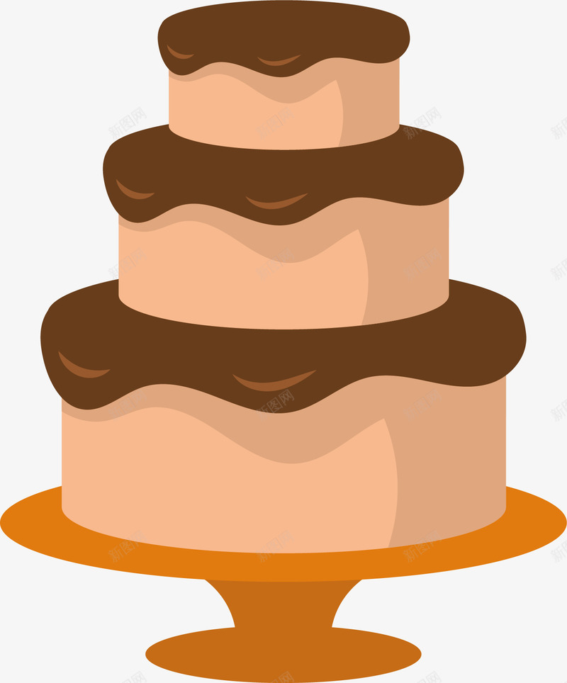巧克力三层蛋糕png免抠素材_新图网 https://ixintu.com 三层蛋糕 奶油蛋糕 巧克力蛋糕 提拉米苏
