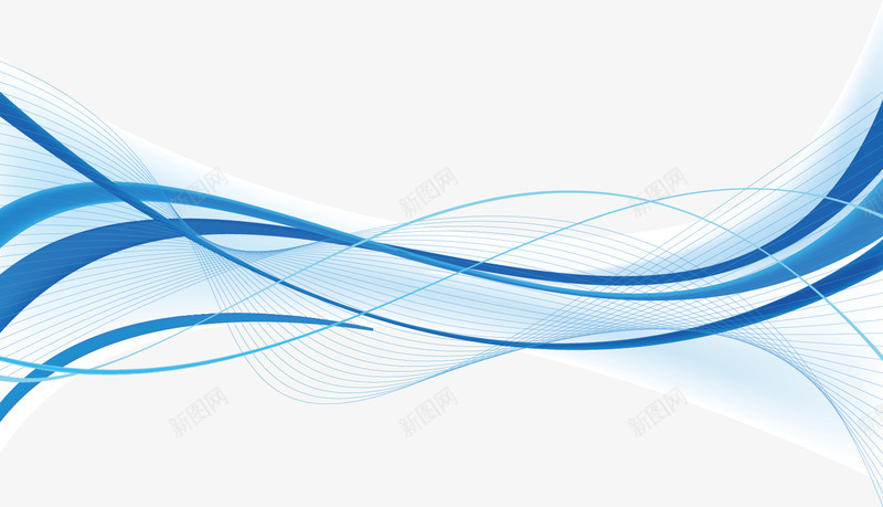蓝色彩绘曲线png免抠素材_新图网 https://ixintu.com 动感线条 彩绘 彩色 手绘 曲折 曲线图案 流线 流线型图案 流线型海报 线条 蓝色 蓝色曲线