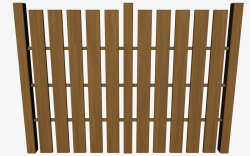 木板围墙木头篱笆高清图片