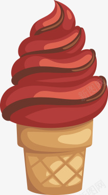 卡通冰淇淋雪糕图标图标