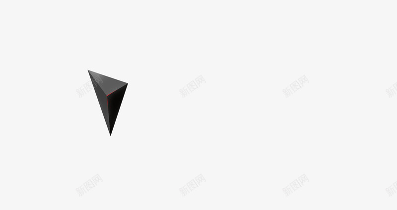 黑色三角形装饰png免抠素材_新图网 https://ixintu.com 三角形 装饰 黑色