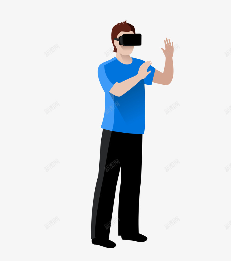 体验高科技VR技术插图矢量图eps免抠素材_新图网 https://ixintu.com R矢量 VR世界 体验高科技 卡通人物 手绘卡通 技术体验 矢量图 虚拟人生 触摸 高科技技术