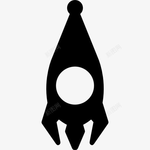 火箭飞行器在垂直位置图标png_新图网 https://ixintu.com 垂直 外太空 汽车 火箭 航天 船舶 运输