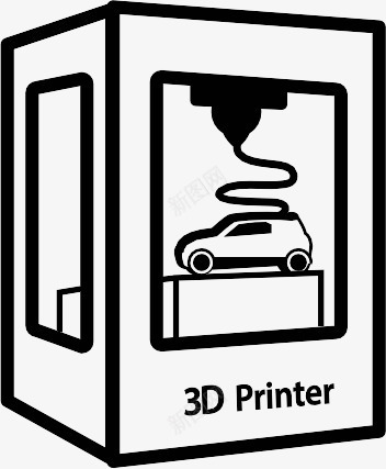 打印机3DPrintericons图标png_新图网 https://ixintu.com 3D printer 打印机