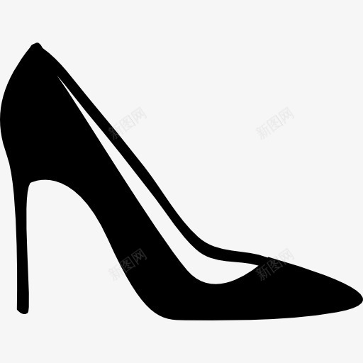 高跟图标png_新图网 https://ixintu.com 女性 时尚鞋 鞋 高跟鞋的女性
