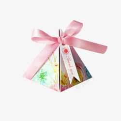 设计糖盒粉红色糖果礼盒包装高清图片