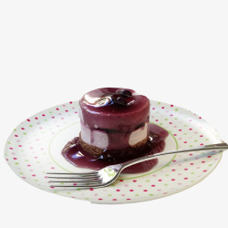 法式甜品蓝莓法式甜品高清图片