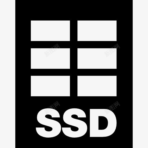 SSD图标png_新图网 https://ixintu.com SSD固态 固态硬盘 工具 工具和器具 数码 状态数据 驱动