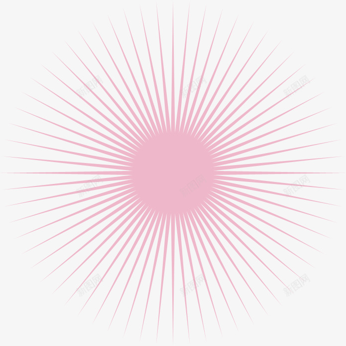 双十二粉色放射样式海报png免抠素材_新图网 https://ixintu.com 双十二 放射 样式 海报 粉色