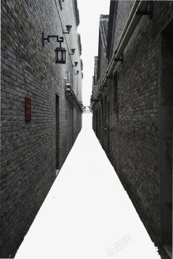 砖房扬州狭窄小巷高清图片