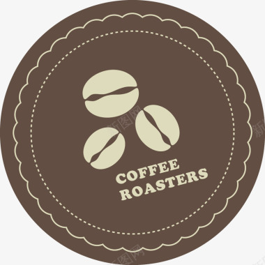 咖啡豆矢量图图标图标