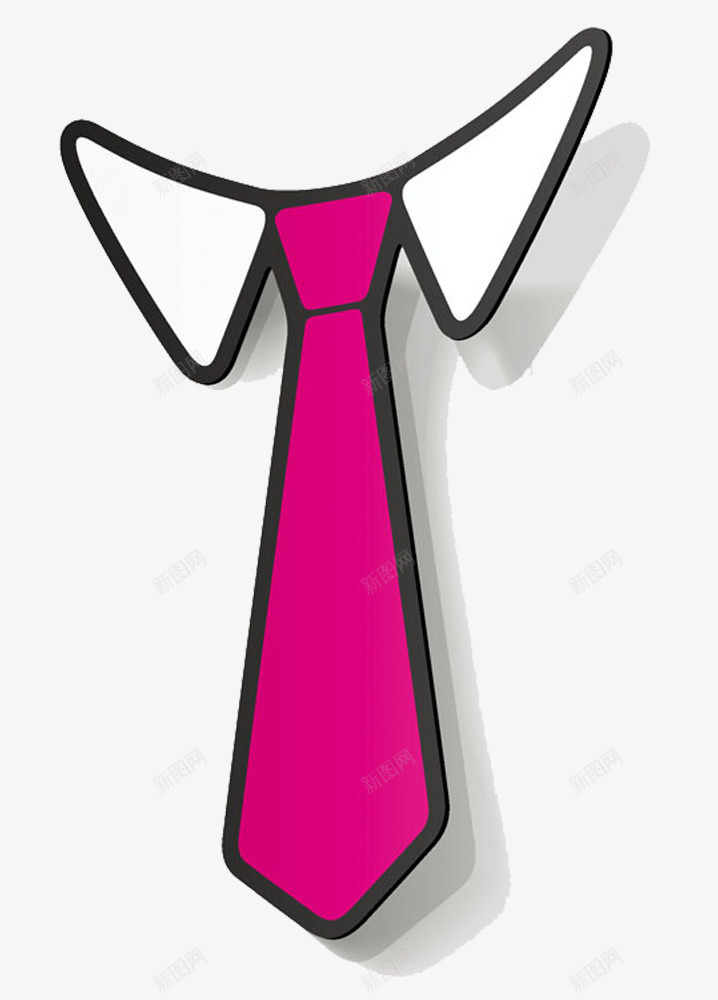 红色领带png免抠素材_新图网 https://ixintu.com png矢量图 正装 男士 红领带 花纹 配饰 领带
