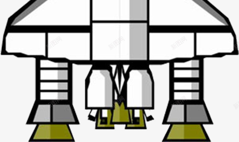 火箭太空png免抠素材_新图网 https://ixintu.com 卡通 太空 宇航 火箭