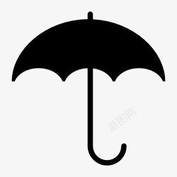 各种雨伞雨伞标志图标高清图片