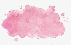 水粉色泼墨画素材