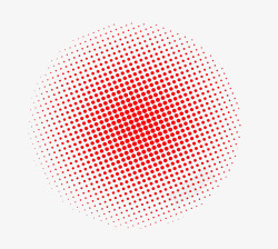 红色波点圆形渐变波点高清图片