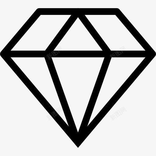 DiamondIcon图标png_新图网 https://ixintu.com 宝石 接口 珠宝 珠宝店 钻石