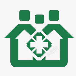 社区健康服务社区卫生服务站标识图标高清图片