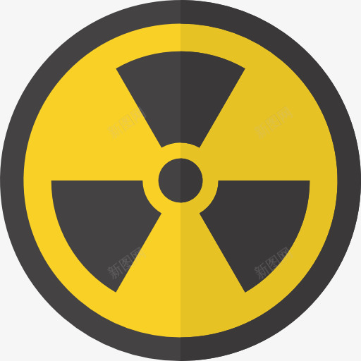 辐射图标png_新图网 https://ixintu.com 信号 功率 工业 放射性 标志 核 能源 警惕 辐射
