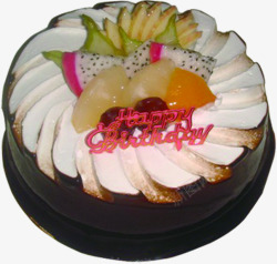 欧式水果蛋糕巧克力水果蛋糕欧式花纹高清图片