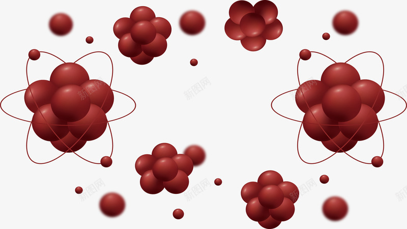 医疗生物分子花纹矢量图ai免抠素材_新图网 https://ixintu.com 分子结构 分子花纹 医疗生物 生物分子 矢量png 科技感 矢量图