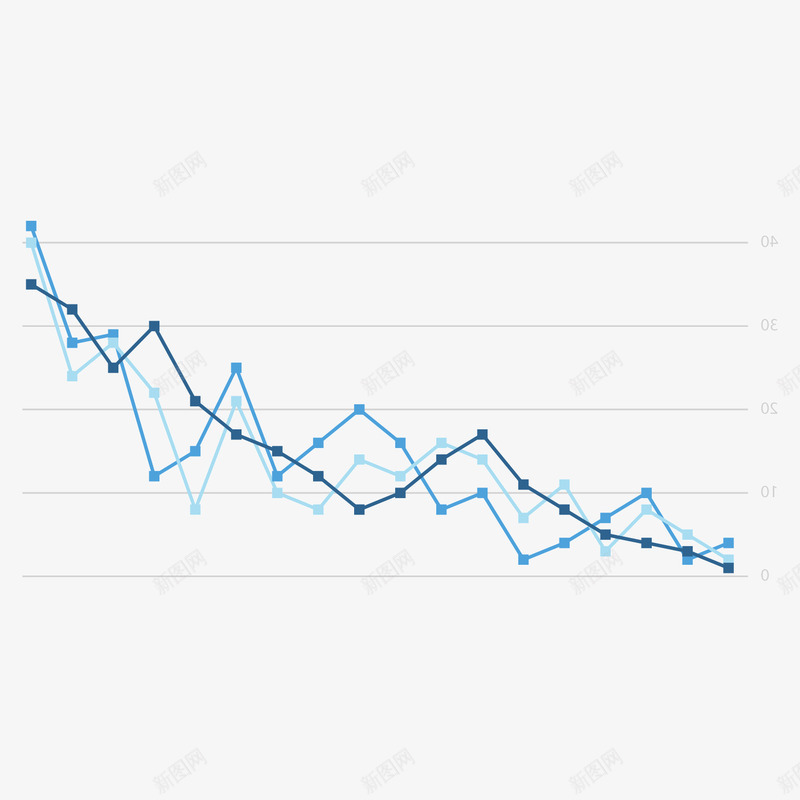 折线数据分析图png免抠素材_新图网 https://ixintu.com 分析 折线 数据 趋势