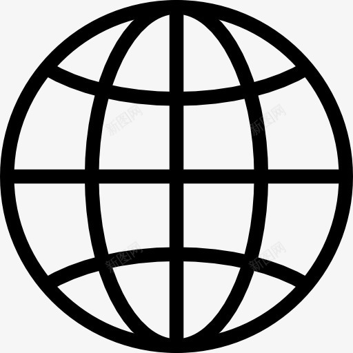 globeicon图标png_新图网 https://ixintu.com 互联网 地球 网络