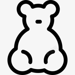 宝贝玩具模版小熊玩具图标高清图片