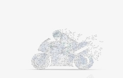 科学竞赛摩托车高科技点线面线条高清图片