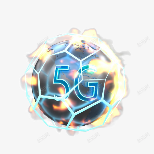 5G全球通信psd免抠素材_新图网 https://ixintu.com 5G全球 科技 通信 速度