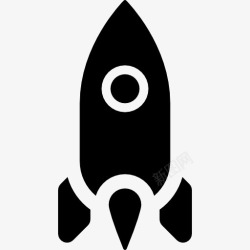 太空船火箭图标高清图片
