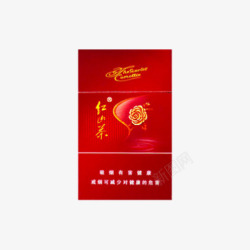 红山茶红盒香烟素材