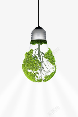 科技灯泡发明星空地球一小时环保创意海报背景高清图片