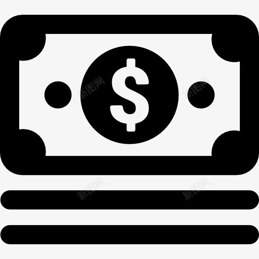 钱图标png_新图网 https://ixintu.com 业务 投资 现金 票据 美元符号 财政 货币 钱 钱字符号