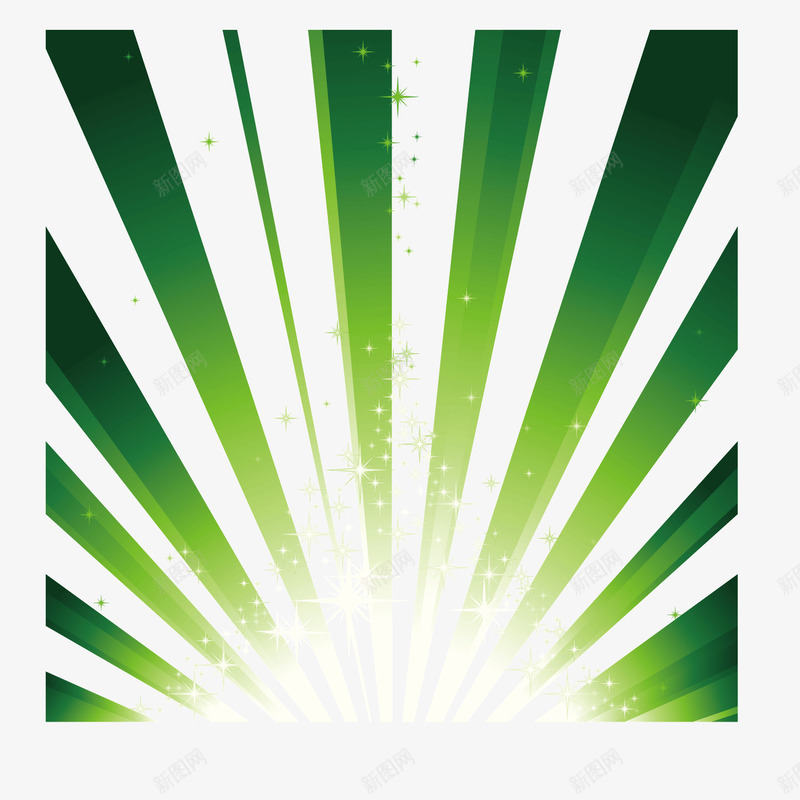 绿色阳光线条放射性png免抠素材_新图网 https://ixintu.com 放射性 放射性线条 线条 绿色 阳光