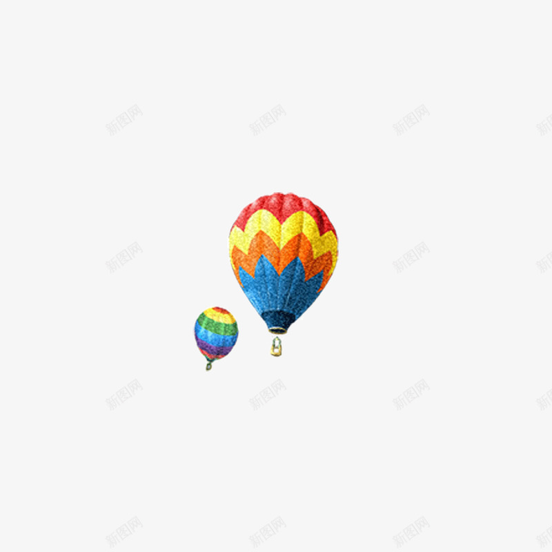 氢气球飞行psd免抠素材_新图网 https://ixintu.com 氢气球 飞行