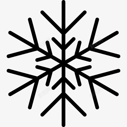 雪花图标png_新图网 https://ixintu.com frost 下雪 冬天 冷 白雪皑皑 自然