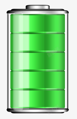 绿色电量满格绿色电池高清图片