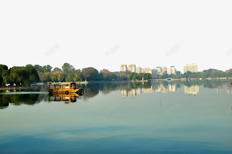 大明湖风光png免抠素材_新图网 https://ixintu.com 大明湖 景区 济南 风景