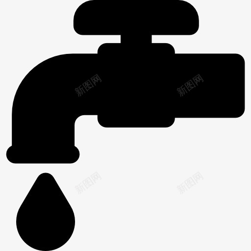 水图标png_新图网 https://ixintu.com 下降 性质 水滴 水龙头 水龙头图案 洗涤 浇水 清洗